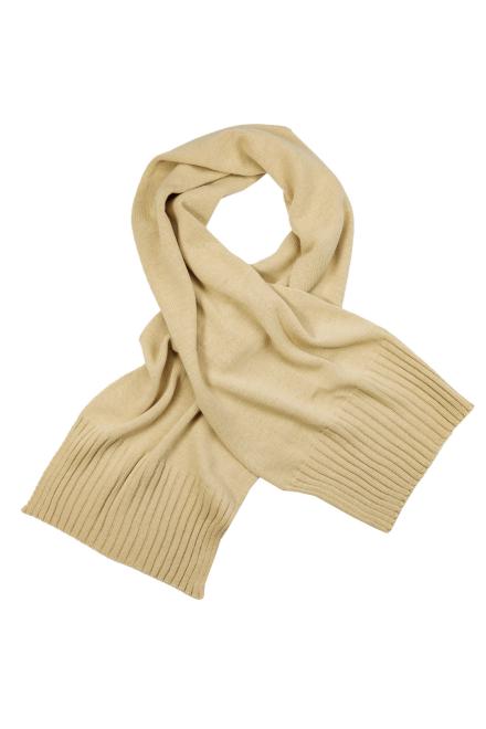 В'язаний шарф жіночий теплий бежевий