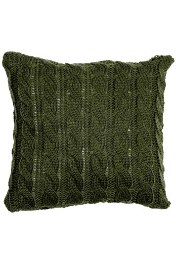Декоративна подушка в'язана декоративна Коси Оливкова
