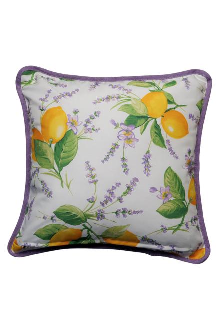 Декоративная подушка 45х45,Lemons & Lavender