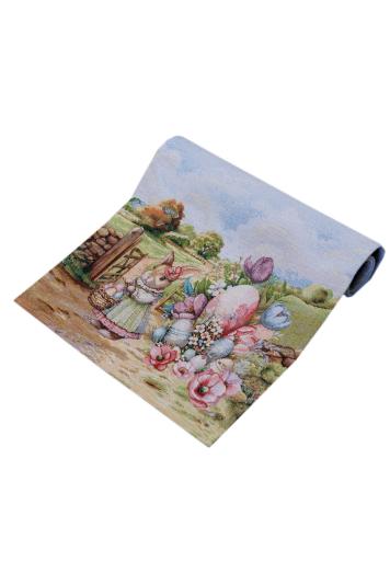 Великодня гобеленова доріжка на стіл Настрій Великодня гобеленова доріжка на стіл Настрій