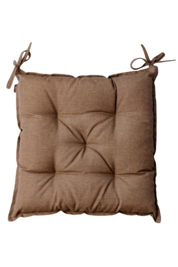 Подушка на стул Корица Коричневая