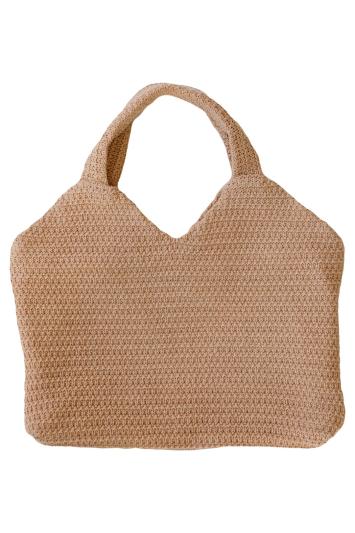 Сумка в'язана Boho бежева
