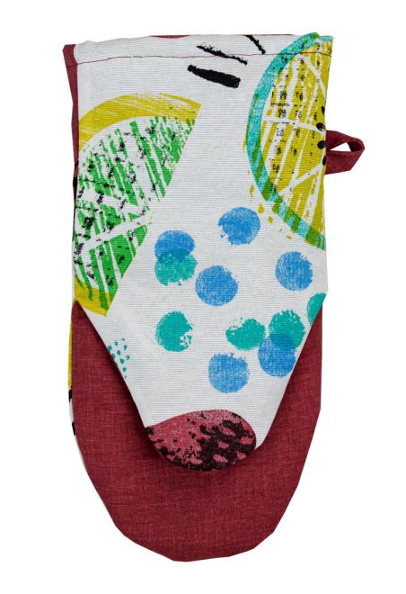 Набір фартух,рукавичка та прихватка Red cherries