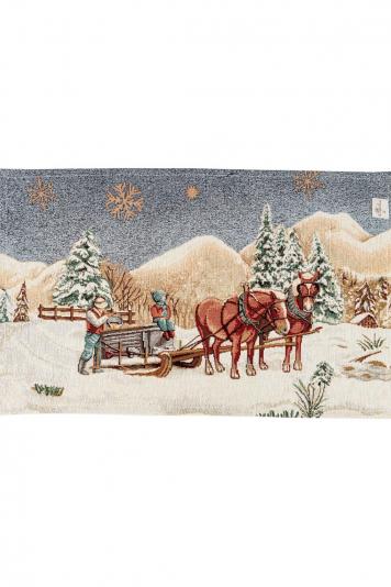 Гобеленова серветка Блакитне сяйво