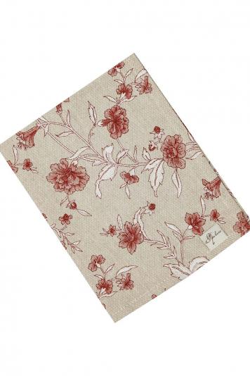 Серветка Квіти бордо