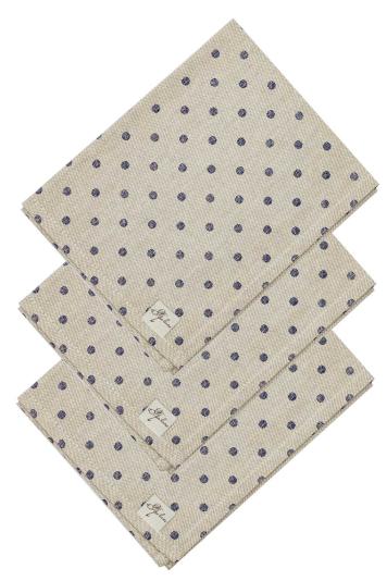 Набір серветок Горох синій Набір серветок Горох синій