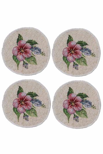 Великодній гобеленовий набір серветок під чашку Суцвіття Великодній гобеленовий набір серветок під чашку Суцвіття