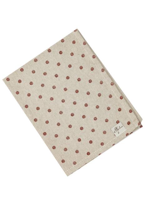 Набір серветок Горох бордо
