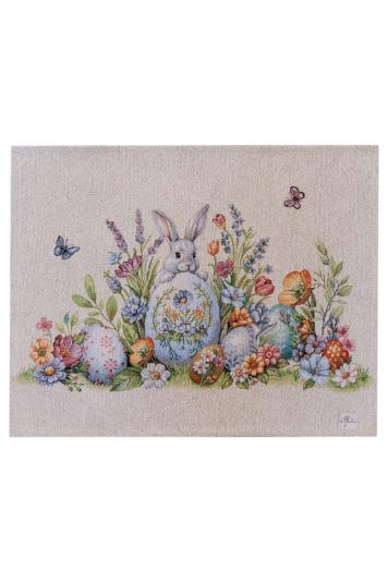 Великодня гобеленова серветка на стіл Суцвіття Великодня гобеленова серветка на стіл Суцвіття