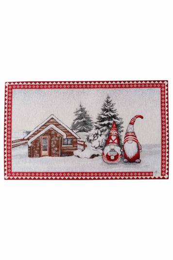 Гобеленова серветка новорiчна Snowfall
