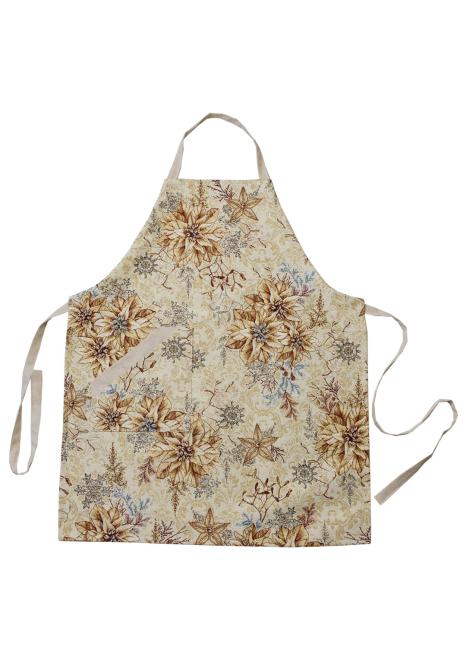 Новорічний гобеленовий фартух Золоте свято