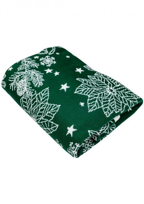 Плед Різдвяник зелений
