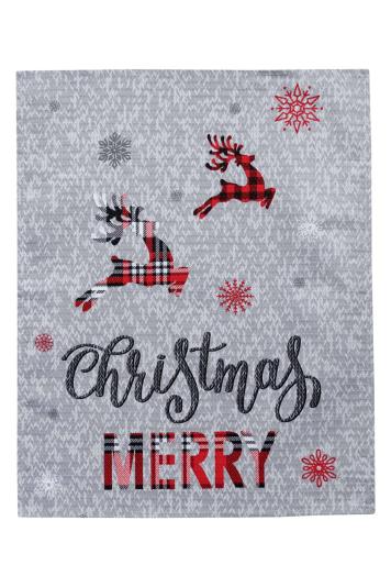Новогоднее вафельное полотенце Merry Christmas Новогоднее вафельное полотенце Merry Christmas