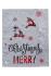 merry christmas Новогоднее вафельное полотенце Merry Christmas