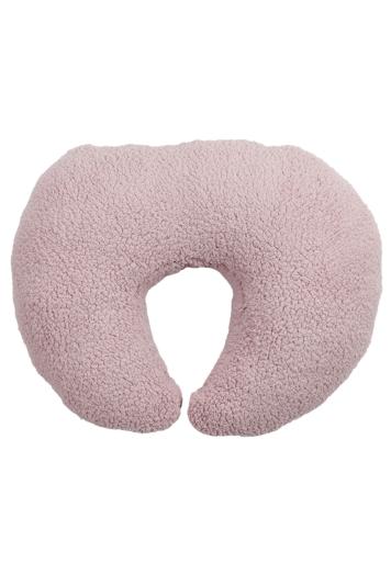 Подушка для подорожей під шию Тедді TRAVEL рожева