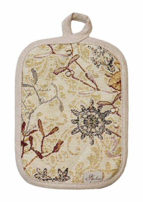 Набір новорічних гобеленових прихваток для кухні Золоте свято