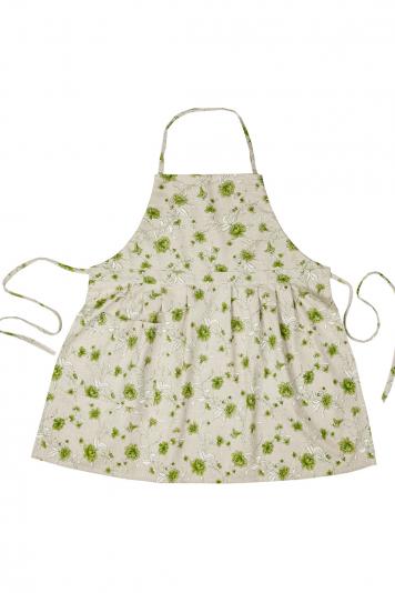 Фартух Квіти зелені