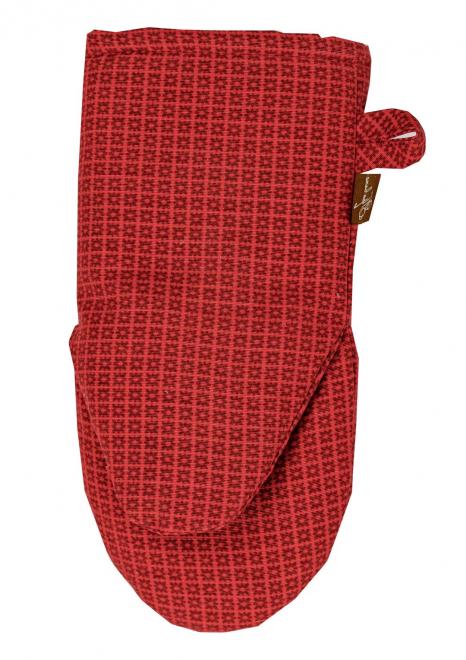 Рукавичка для кухні Merry Christmas червона