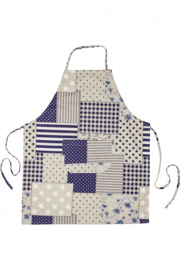 Фартух Печворк синій