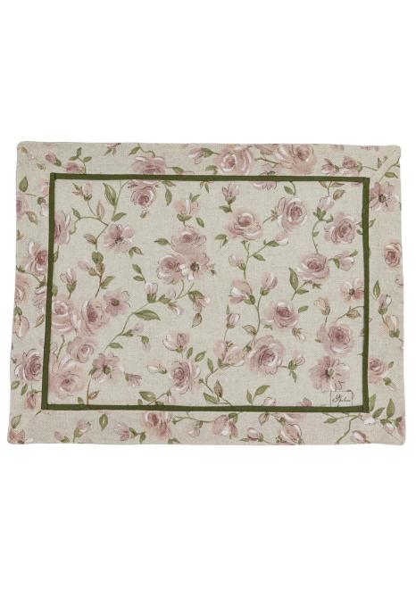 Салфетка с кантом Тереза цветочки