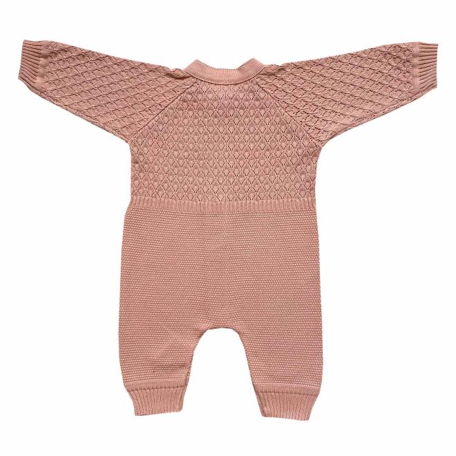 Комбiнезон ажурний для немовлят Рожевий