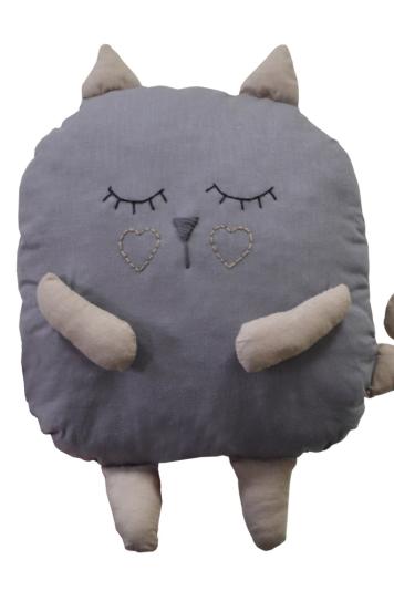 Подушка-іграшка Кіт сірий Подушка-іграшка Кіт сірий
