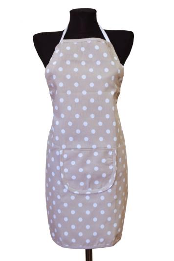 Кухонний фартух горох беж