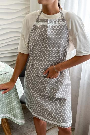 Кухонний фартух La Nuit Агата вензель капучино