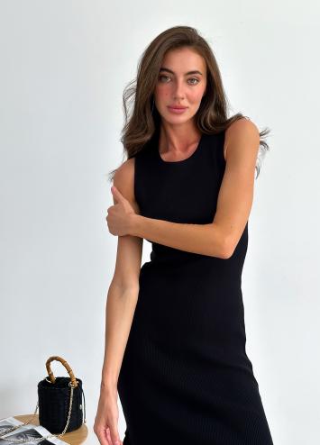 Сукня в'язана жіноча Чорна