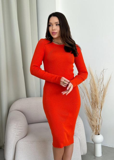 Сукня в'язана жіноча Verity Помаранчева