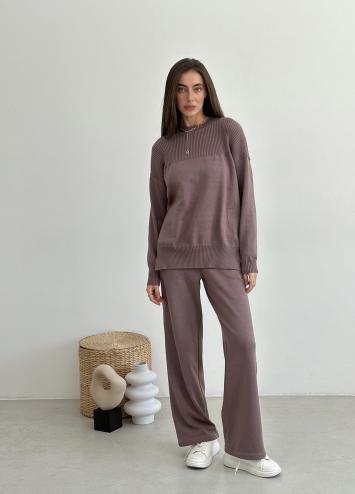 Костюм жіночий брючний Katrin Шоколад