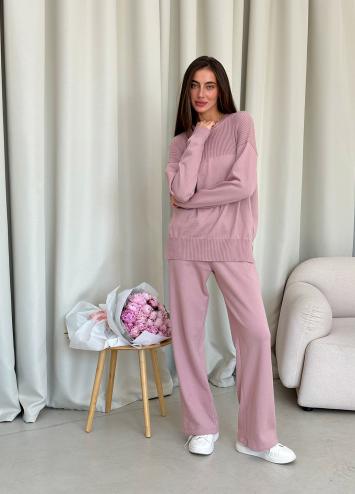 Брюки в'язані Katrin Темно-рожевi Брюки в'язані Katrin Темно-рожевi