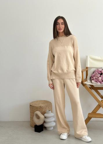 Брюки вязаные Katrin Беж Брюки вязаные Katrin Беж