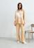 беж В'язаний жіночий костюм світшот зі штанами бежевий Vibe