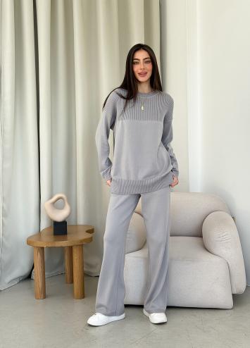 Брюки в'язані Katrin Сірі