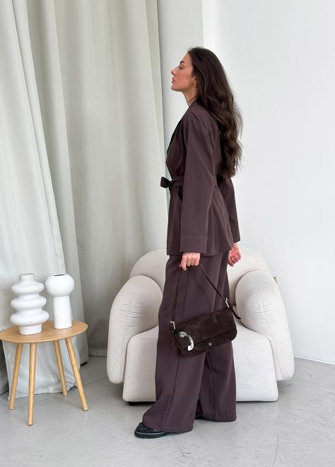 Піджак жіночий шоколад Юджина