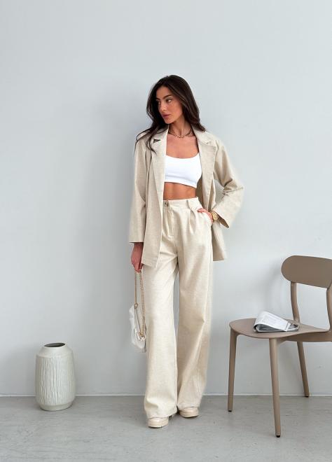 Піджак жіночий молочний Юджина