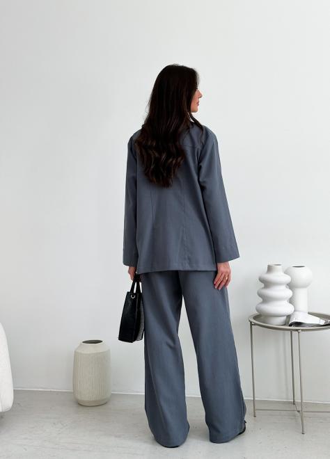 Піджак жіночий графітовий Юджина