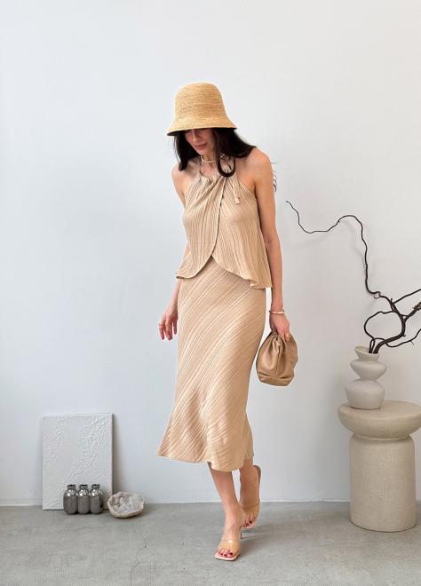 Жіноча в'язана майка Loren беж