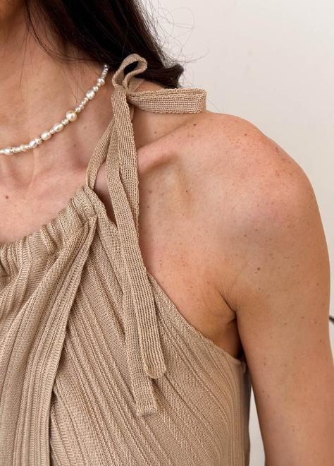 Жіноча в'язана майка Loren беж