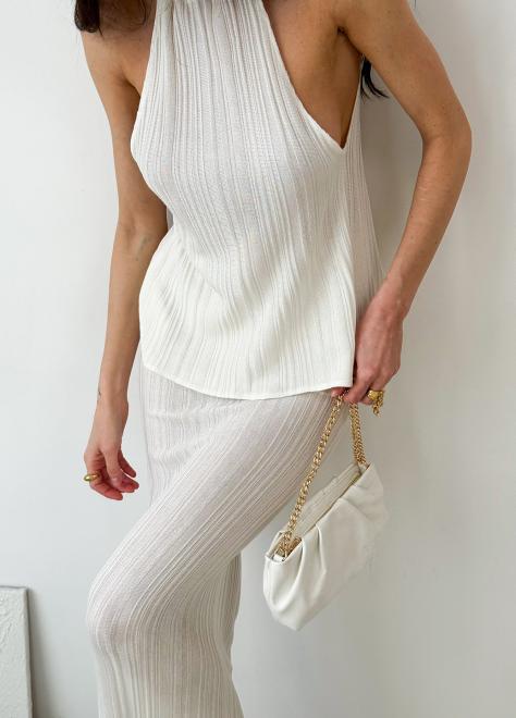 Жіноча спідниця максі Loren молочна