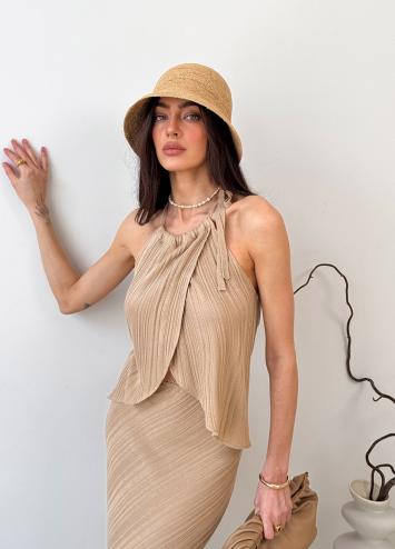 Жіноча в'язана майка Loren беж