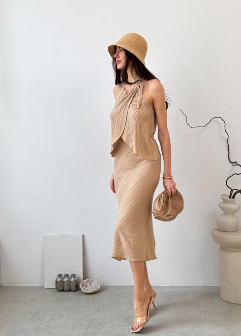 Жіноча в'язана майка Loren беж