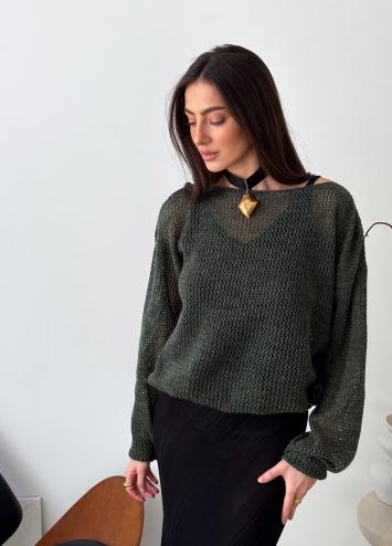 Жіночий джемпер Soft темно-зелений Жіночий джемпер Soft темно-зелений