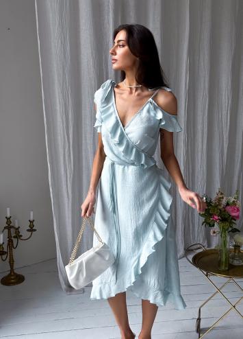 Сукня з воланами Небесна