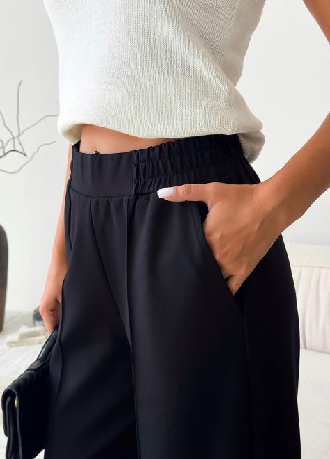 Жіночі брюки Палацо чорні