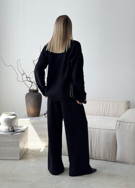 Кардиган в'язаний жіночий Casual Wool Чорний