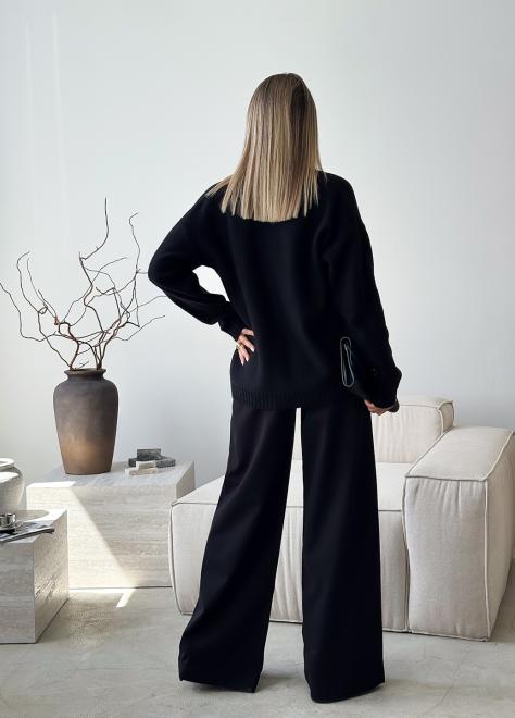 Кардиган в'язаний жіночий Casual Wool Чорний