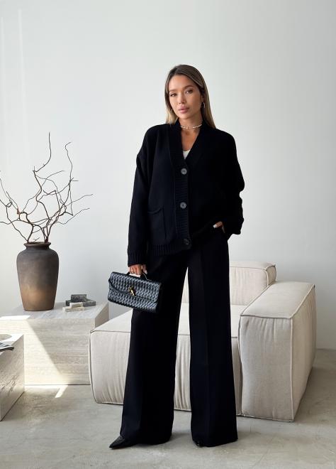 Жіночі брюки Палацо чорні