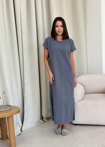 Сукня жіноча вільного крою графіт Маргарет